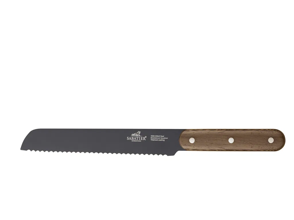 Lion Sabatier Knivsæt Phenix Walnut 4 dele Sort/valnøddetræ